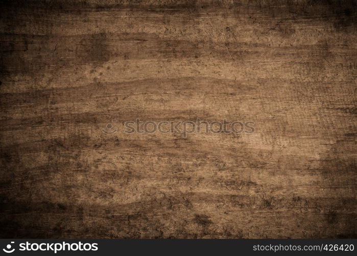 Old grunge dark textured wooden background,The surface of the old brown wood texture