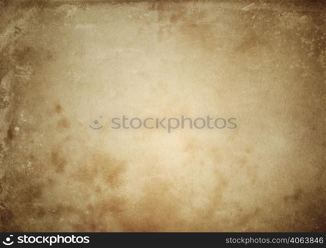 Old grunge parchment paper texture background. Old parchment paper texture