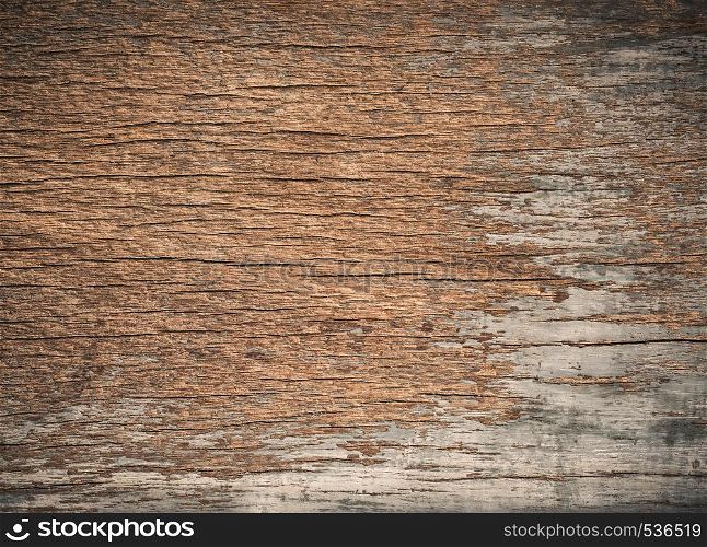 Old grunge textured wooden background,The surface of the old brown wood texture