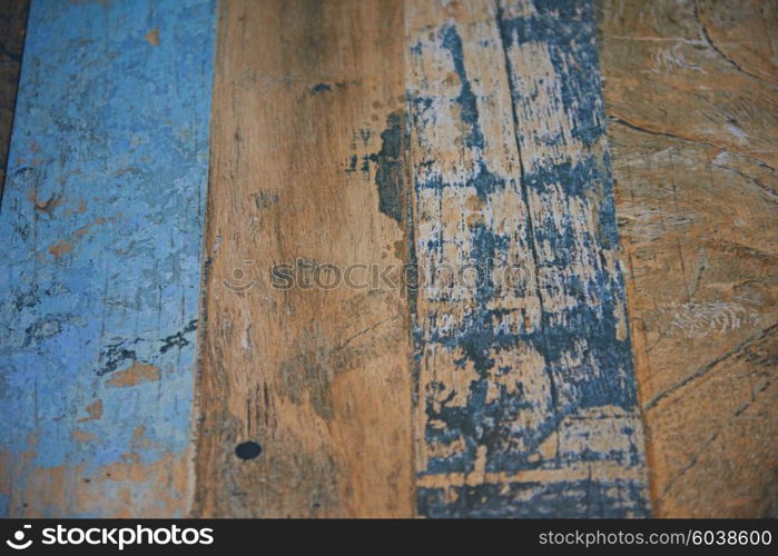 Old Grunge Vintage Wood Panels Background