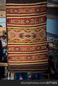 Old hand made carpet and rugs of traditional types