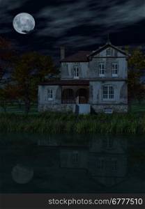 Old House by Night