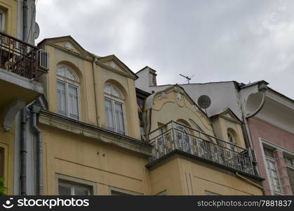 Old house with interesting facade. Must to be renovate. Plovdiv town, Bulgaria