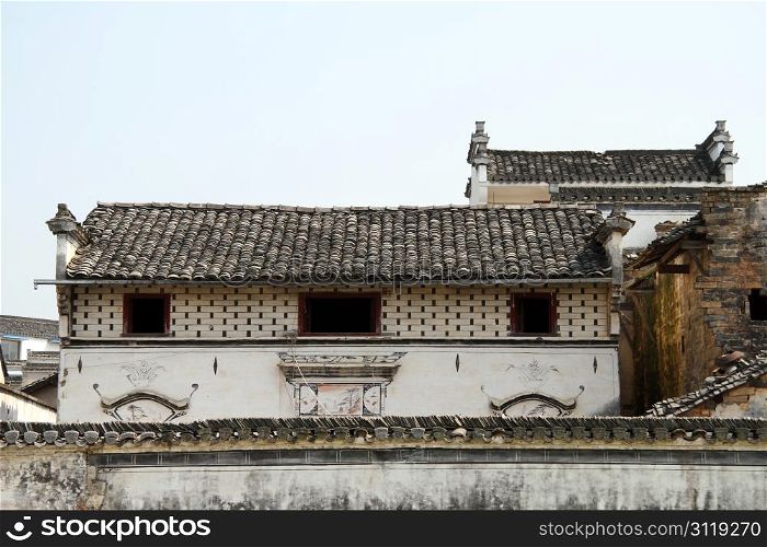 Old houses in Shexian town, China
