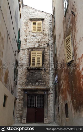 Old houses in Shibenik, Croatia