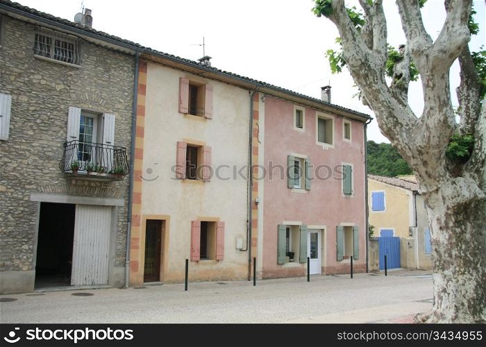 Old houses in the french region Provence