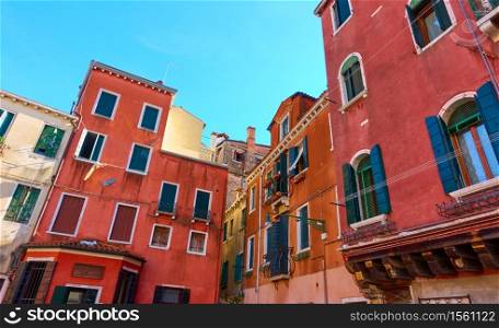 Old houses in Venice, Italy