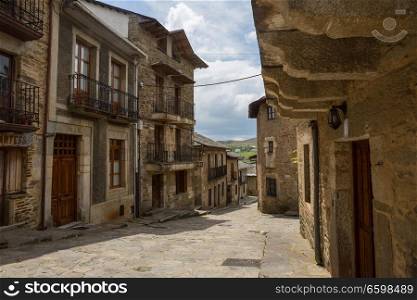 Old houses of Puebla de Sanabria, Castilla y Leon, Spain