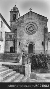 Old Iglesia de San Francisco, sights of Pontevedra on the Camino de Santiago trail, Spain