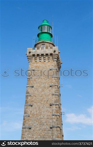 Old lighthouse on Atlantic coast in Brittany France
