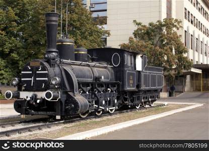 Old locomotive in Beograd, Serbia