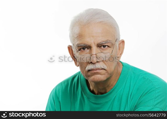 Old man with glasses