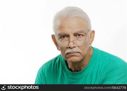 Old man with glasses