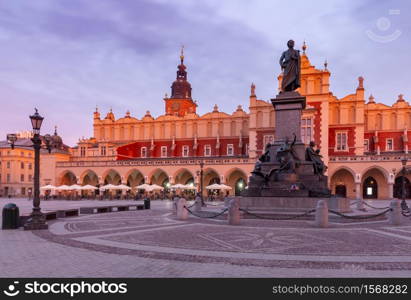 Old medieval building of cloth rows on the market square. Krakow. Poland.. Krakow. The building of cloth rows in the central square.