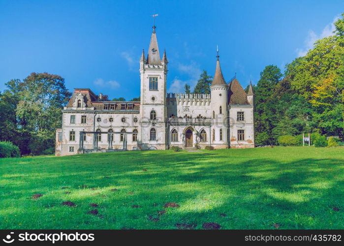 Old medieval castle in Latvia, stameriene. 2015