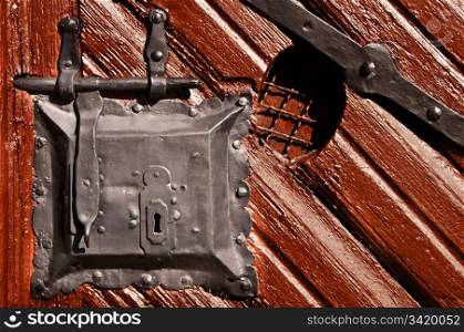 old medieval lock. lock