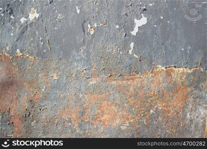 Old metal, grunge texture with scratches and rust