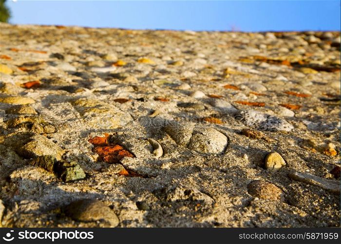 old milan in italy church concrete wall brick the abstract background stone&#xA;