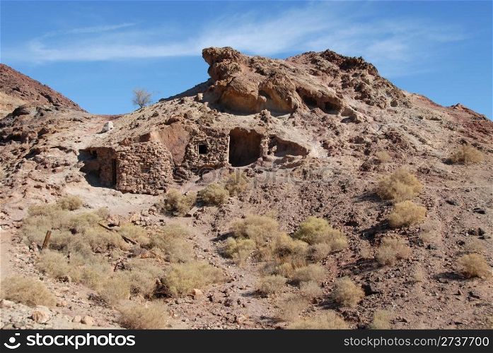Old miner&rsquo;s hovel in a California ghost town