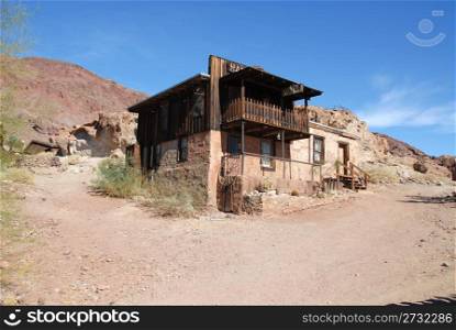 Old mining town hotel, California