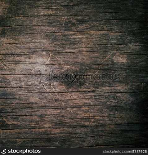Old natural wooden shabby background close up