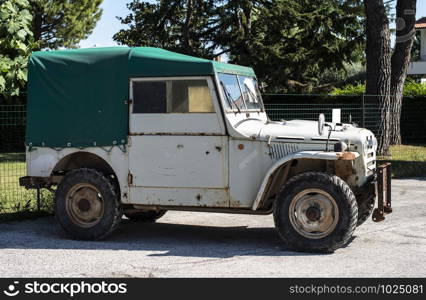 Old off road vintage vehicle.