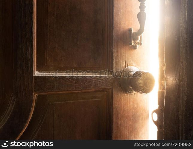 Old open door light