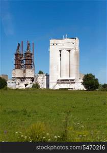 Old operating small cement plants in rural areas, Russia