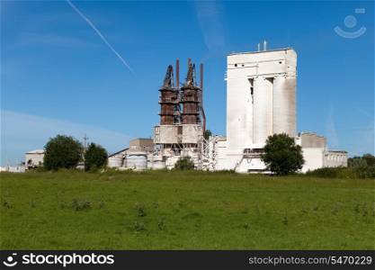 Old operating small cement plants in rural areas, Russia