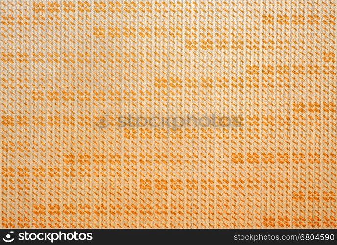 Old orange retro seamless pattern as wallpaper.