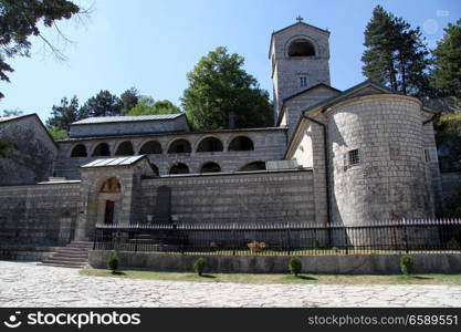 Old orthodox monastery in Cetinje, Montenegro