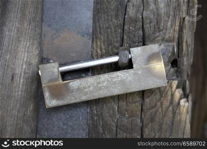 Old padlock
