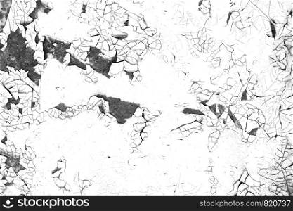 Old paint texture. Grunge contrast black and white background template for overlay artwork.