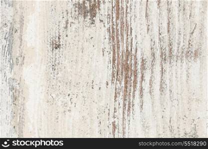 Old painted wood background. Background of old wood wall with peeling paint