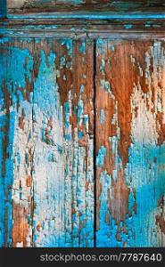 Old painted wood wall texture or can be used as background. Paint Peeling Off Surface.. Old painted wood wall texture or can be used as background. Paint Peeling Off