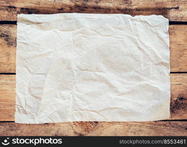 Old paper and poster vintage on wood background with space