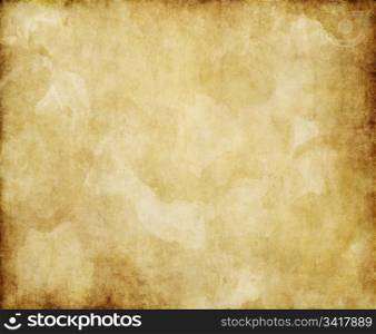 old paper or parchment. a sheet of old vintage parchment paper background texture
