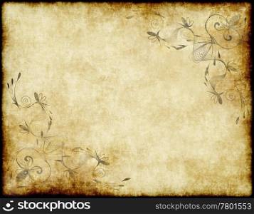old paper or parchment. large old paper or parchment background texture