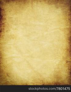 old paper or parchment. old antique brown paper or parchment