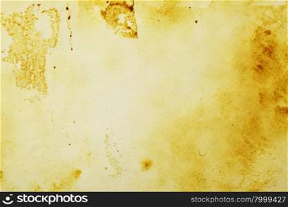 Old paper texture with stains, may be used as background