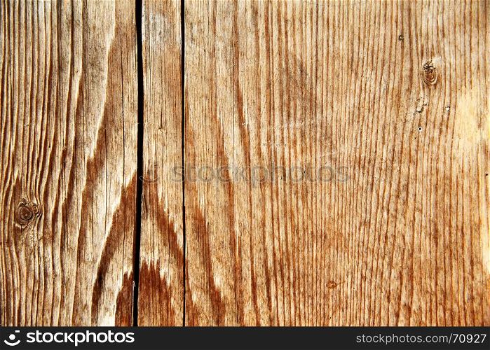 Old plank with cracks - wooden texture