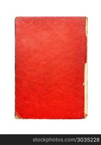 Old red paper, hardcover of book, abstract texture, vintage background.. Old red paper, hardcover of book, abstract texture, vintage back