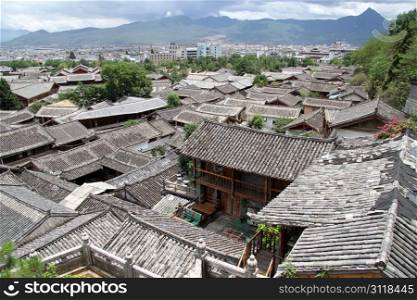 Old residential district in Lijiang, China