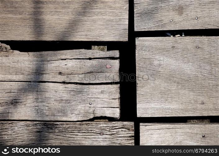 Old rough wood board background texture . Rough wood board