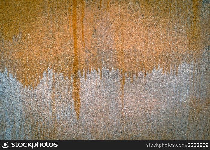 Old rough yellow cement wall surface Artistic. Walls and background, yellow concrete surface with the rough and scratched surface