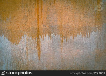 Old rough yellow cement wall surface Artistic. Walls and background, yellow concrete surface with the rough and scratched surface