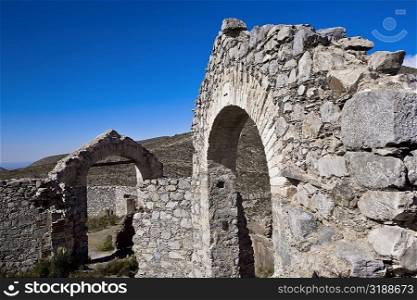 Old ruins of a building, Real De Catorce, San Luis Potosi, Mexico