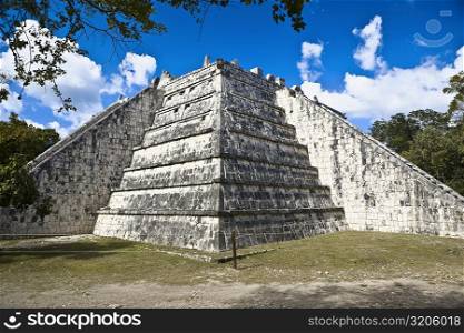 Old ruins of a building, The Ossuary, Chichen Itza, Yucatan, Mexico