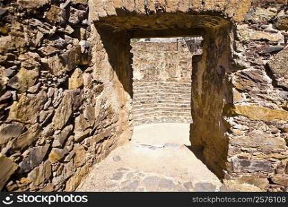 Old ruins of a fort, Real De Catorce, San Luis Potosi, Mexico