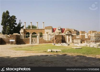 Old ruins of buildings, Ephesus, Turkey